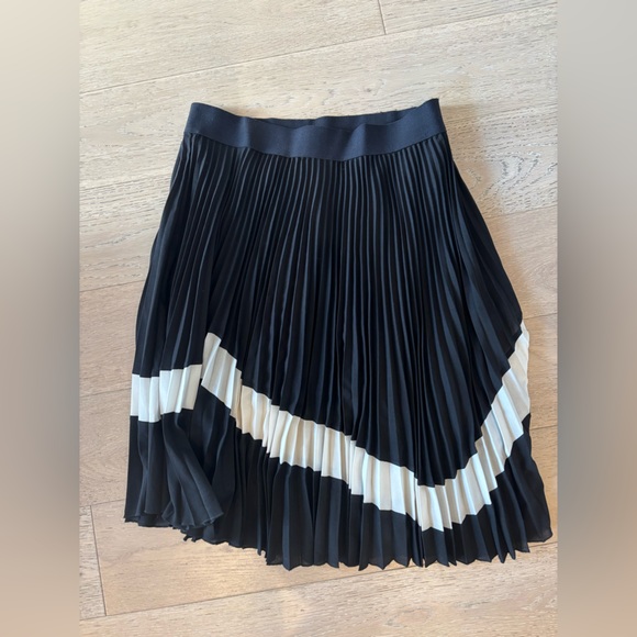 Black and white pleated skirt. - Picture 1 of 1